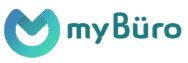 my buro hor logo blue